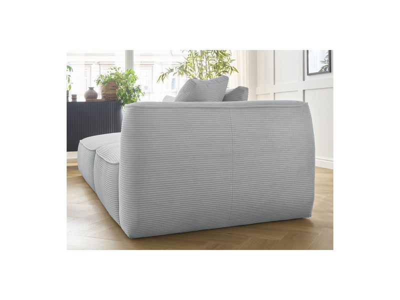 Canapé Droit Fixe 3 Places - Leopold - Velours Côtelé - Angle Gauche