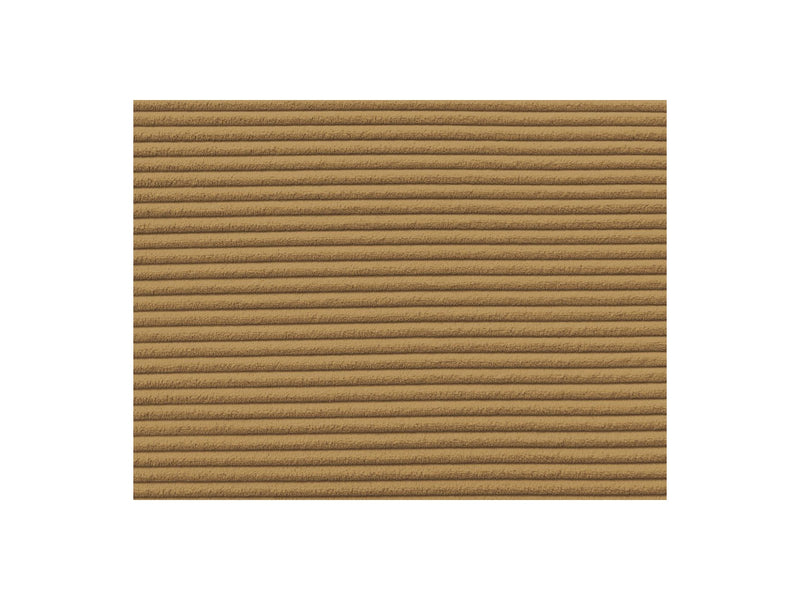 Canapé Droit Fixe 3 Places - Leopold - Velours Côtelé - Angle Gauche