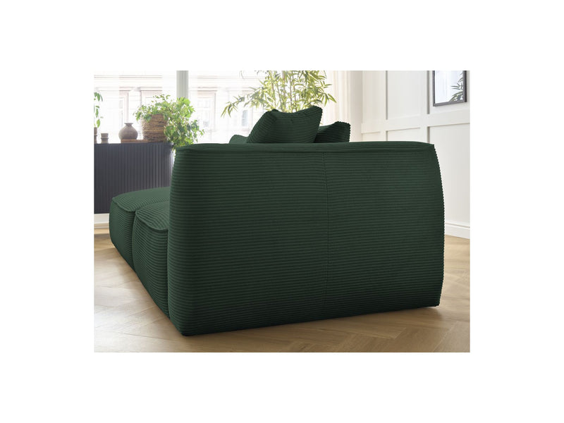 Canapé Droit Fixe 3 Places - Leopold - Velours Côtelé - Angle Gauche