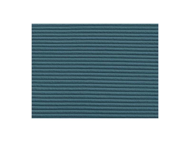 Canapé Droit Fixe 3 Places - Leopold - Velours Côtelé - Angle Droit