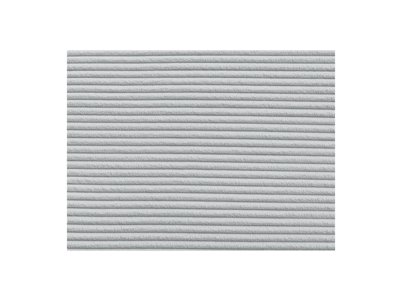 Canapé Droit Fixe 3 Places - Leopold - Velours Côtelé - Angle Droit