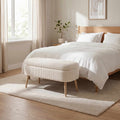 Oslo Linen - Pouffe - Cream