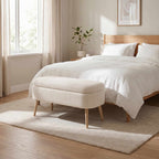 Oslo Linen - Pouffe - Cream