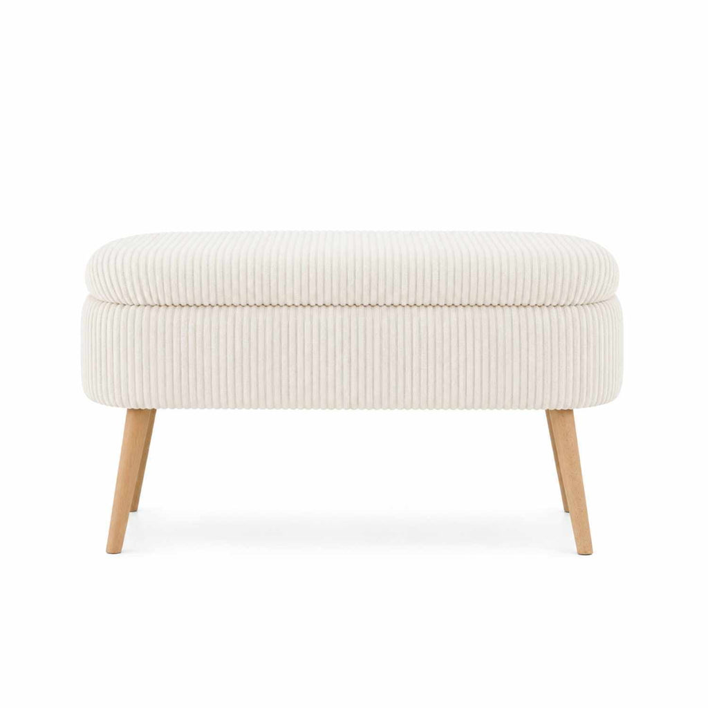 Oslo Linen - Pouffe - Cream