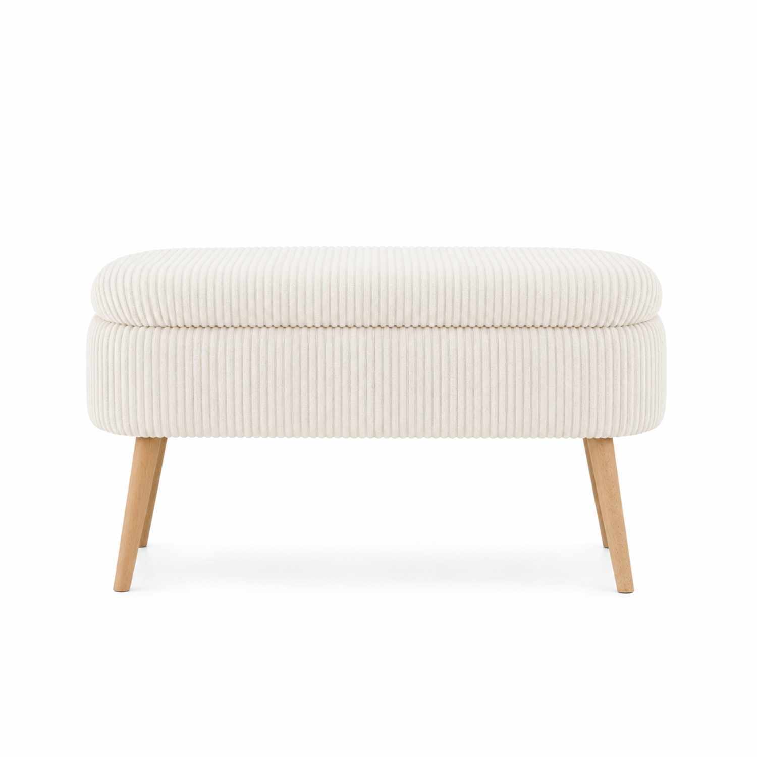 Oslo Linen - Pouffe - Cream