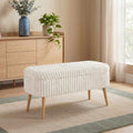 Oslo Linen - Ottoman - Cream Toscano