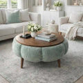 Papatya 60 - Coffee Table - Green/Walnut