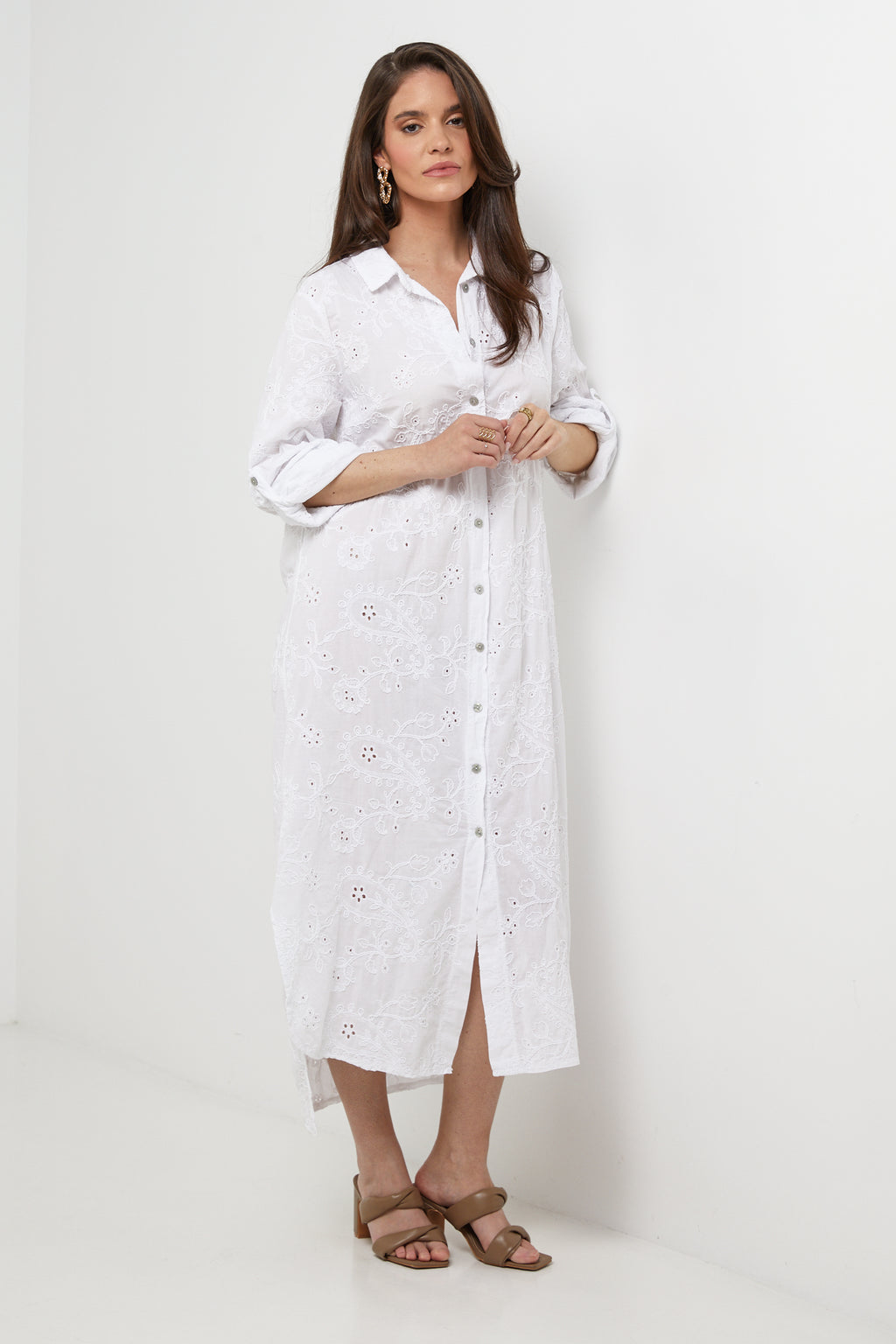 Robe - Blanc - Femme