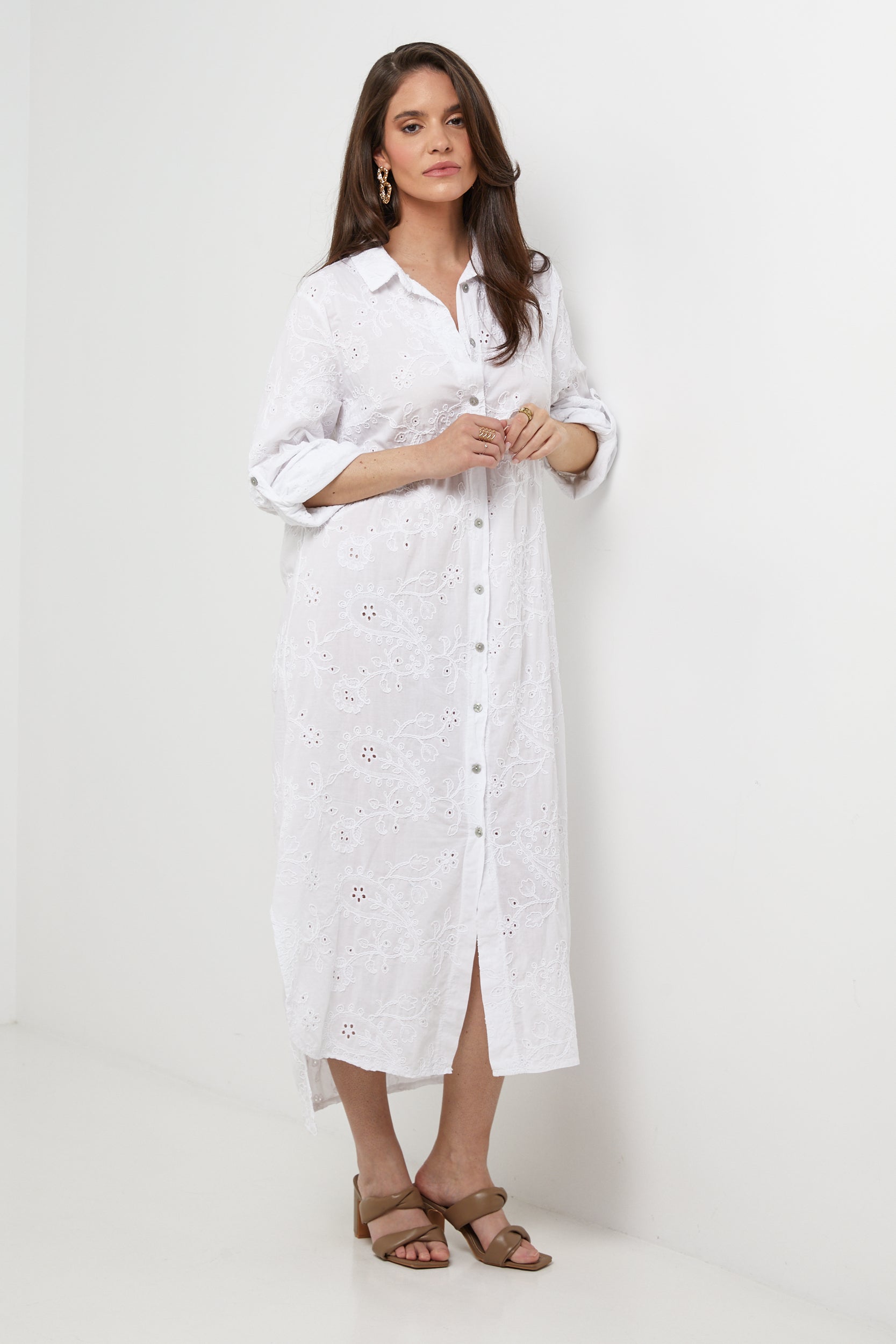 Robe - Blanc - Femme