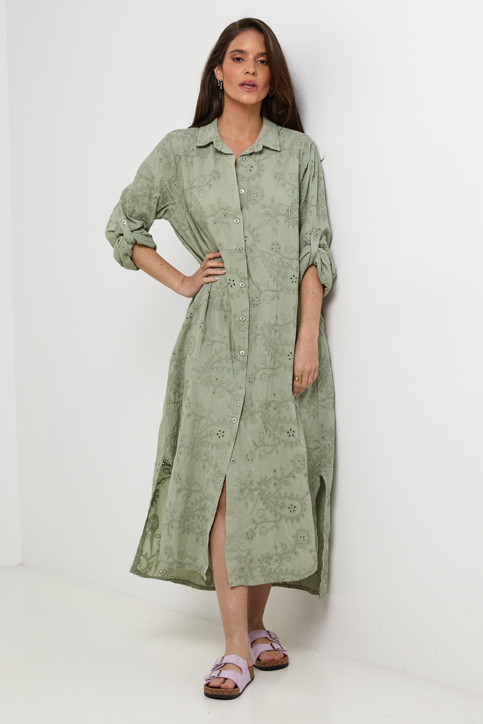 Vestido - Caqui - Mujer