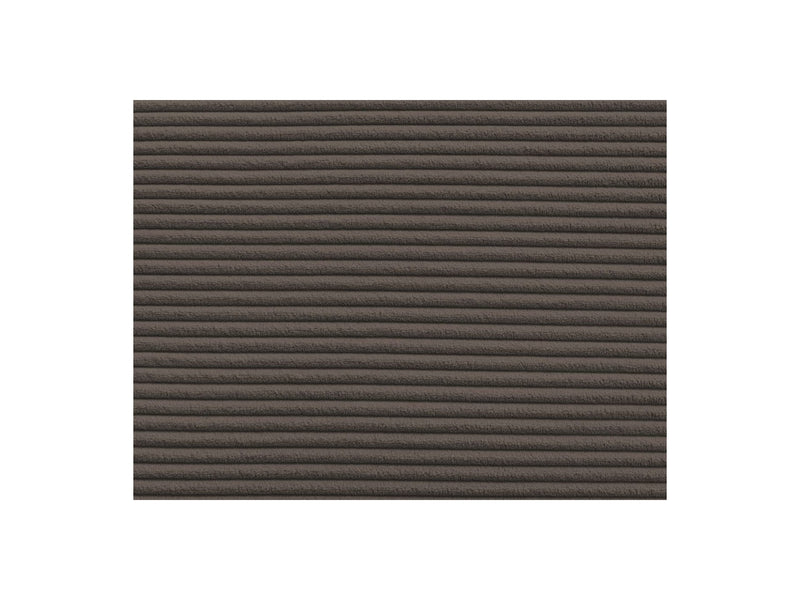 Canapé Droit Fixe 3 Places - Leopold - Velours Côtelé - Angle Droit