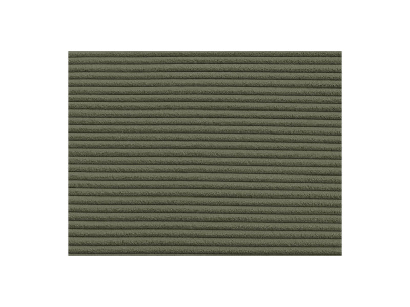 Canapé Droit Fixe 3 Places - Leopold - Velours Côtelé - Angle Droit