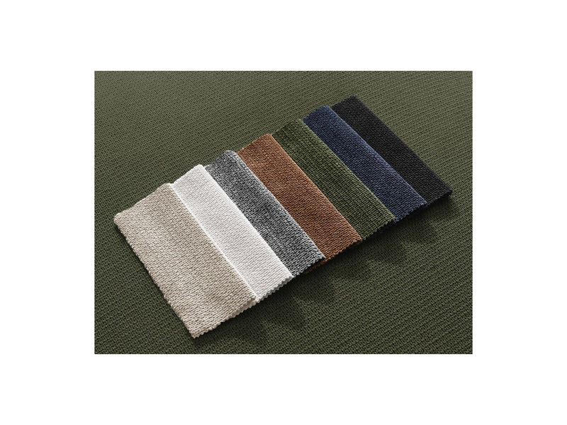 Canapé Droit Fixe 3 Places - Leopold - Tissu Chiné - Angle Gauche