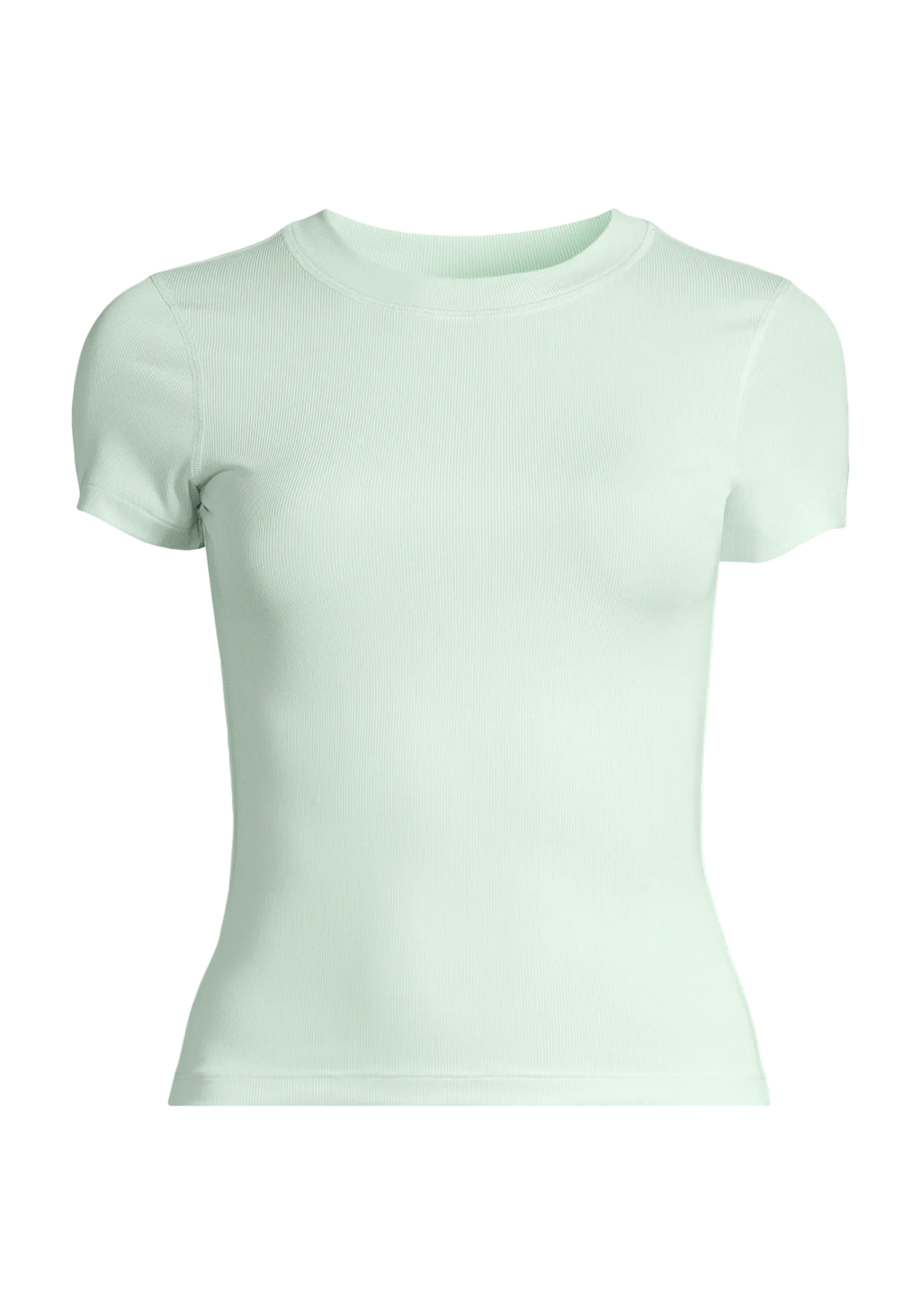 Defined Rib Tee - Misty Green