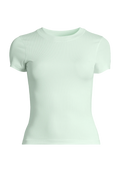 Defined Rib Tee - Misty Green