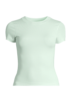 Defined Rib Tee - Misty Green