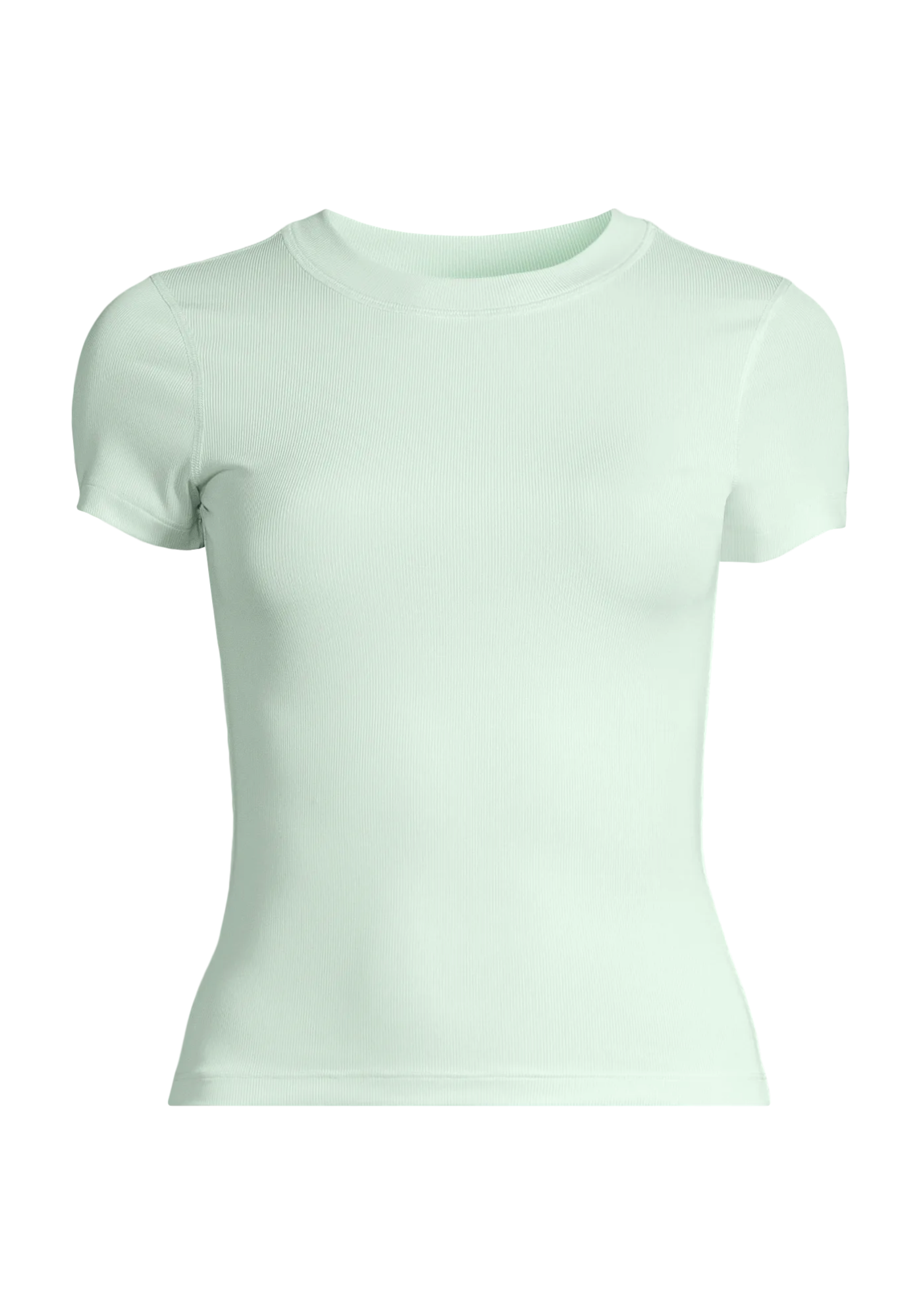 Defined Rib Tee - Misty Green