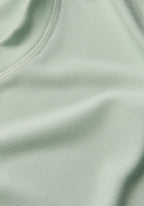Defined Rib Tee - Misty Green