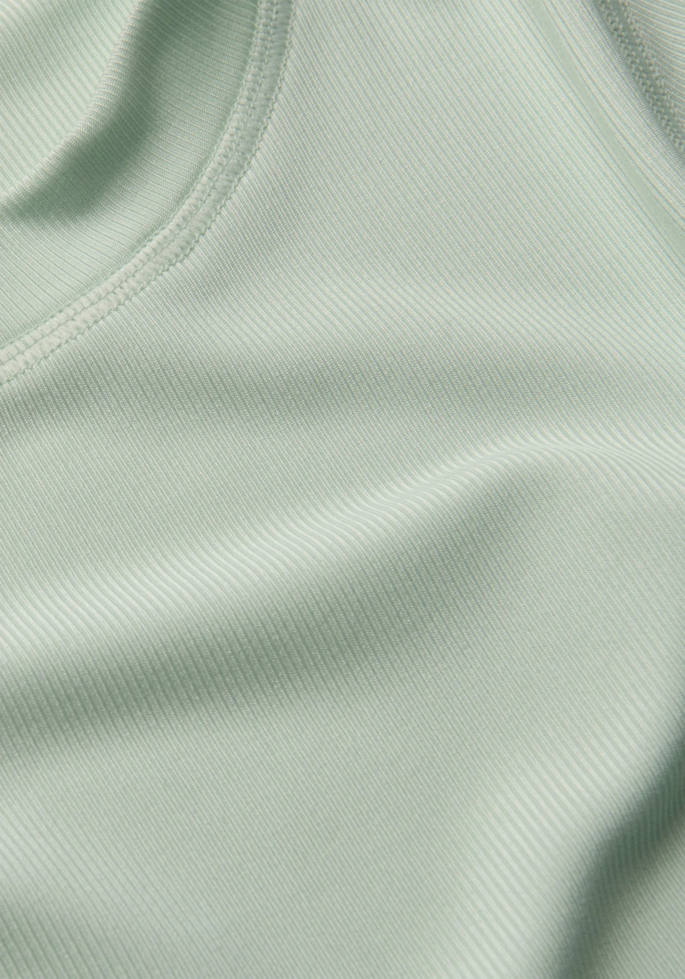 Defined Rib Tee - Misty Green