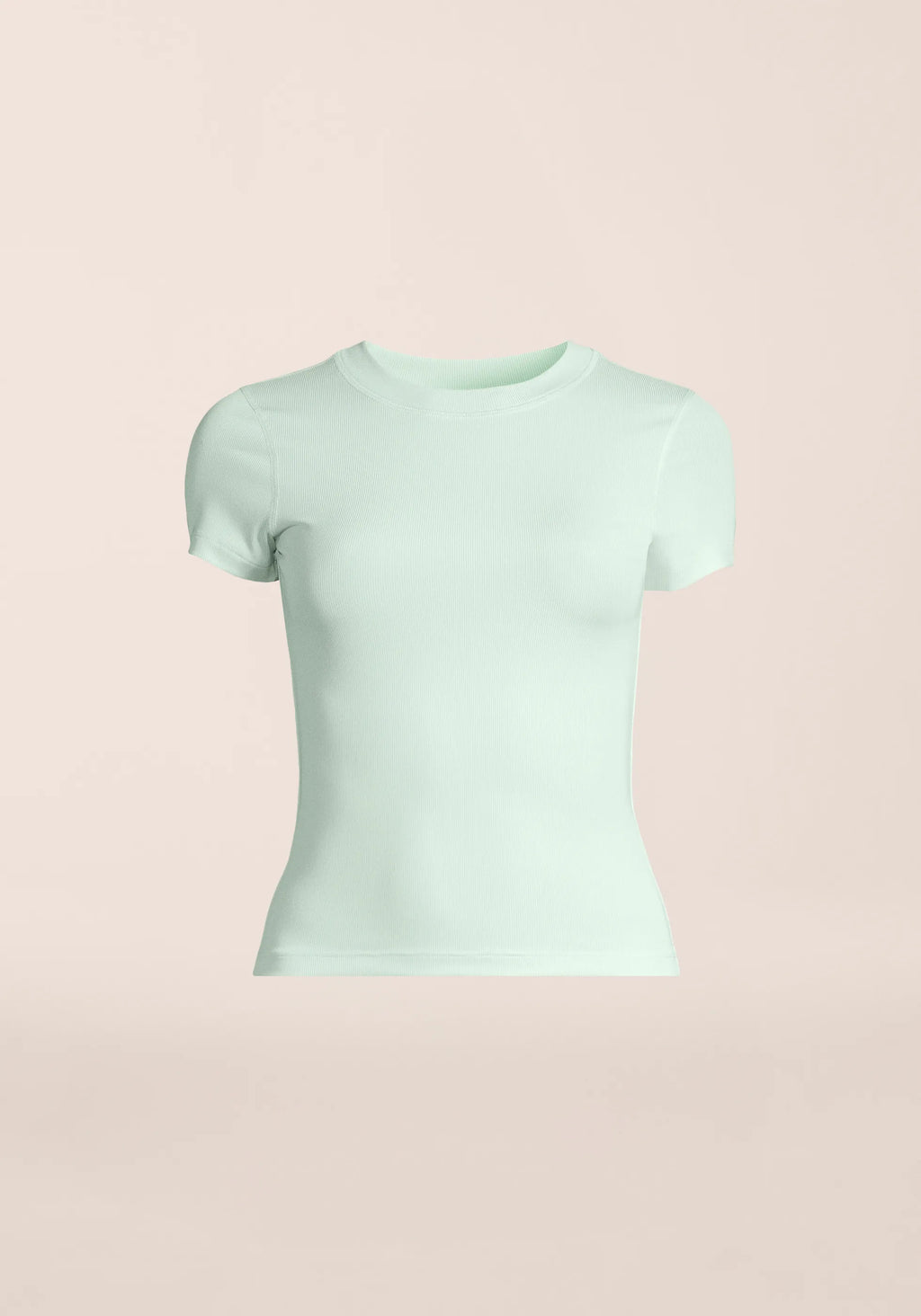 Defined Rib Tee - Misty Green