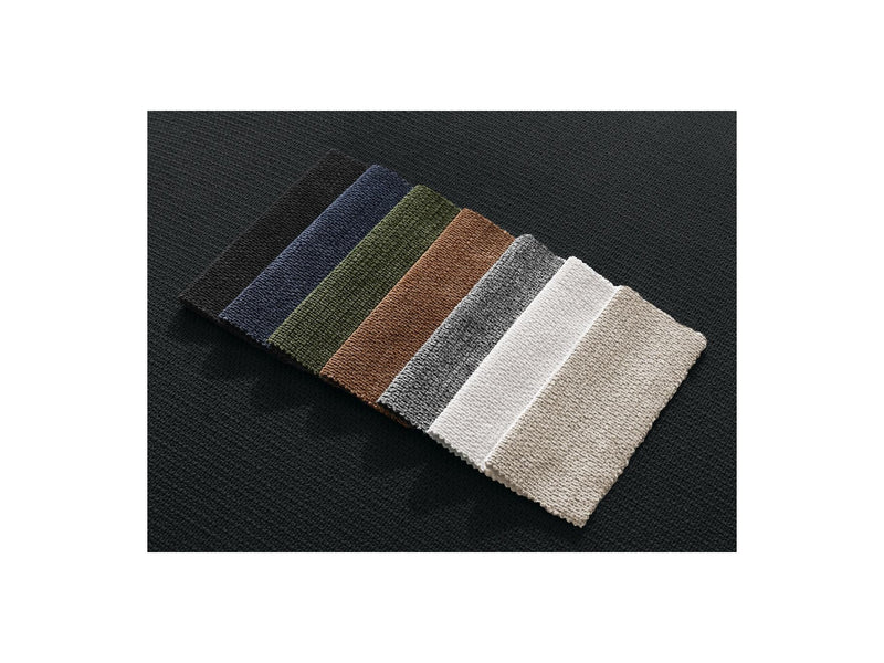 Canapé Droit Fixe 3 Places - Leopold - Tissu Chiné - Angle Droit