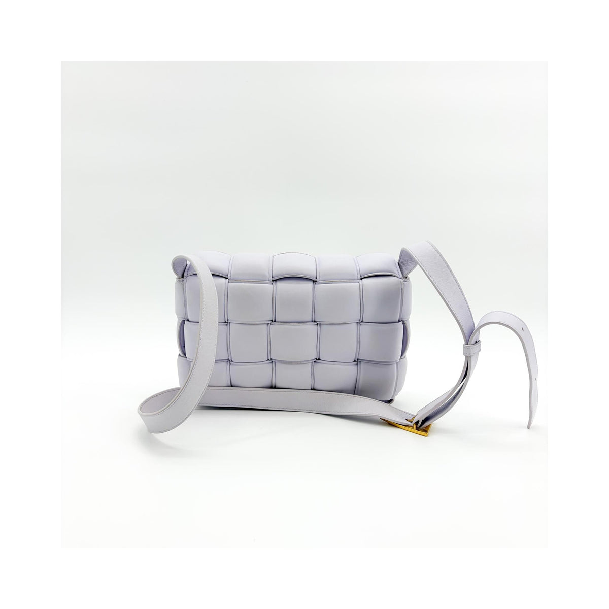 Bottega Veneta - Bolso bandolera Cassette pequeño de piel - Violeta