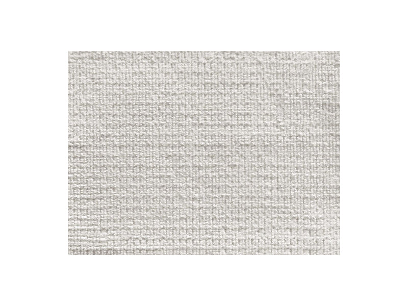 Canapé Droit Fixe 3 Places - Leopold - Avec Pouf - Tissu Chiné - Angle Gauche