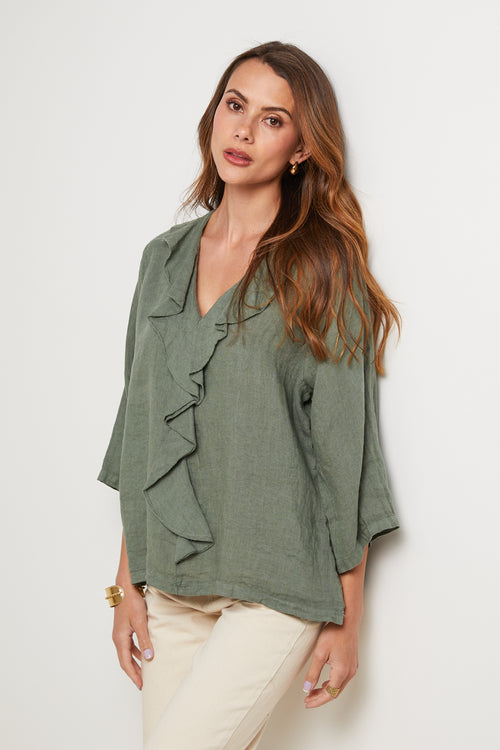 Top - Caqui - Mujer