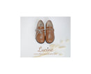 Chaussures Derbies Enfant Resistantes À Lacets Gaël - Cuir Camel - Mixte