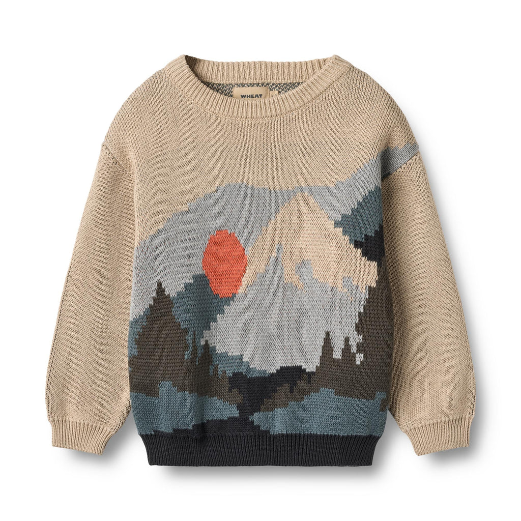Jersey Jacquard William - Warm Sand - Niño