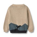 Jersey Jacquard William - Warm Sand - Niño
