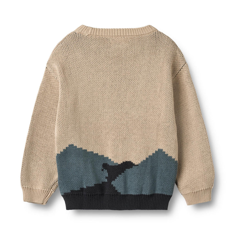 Jersey William Jacquard - Warm Sand - Niño