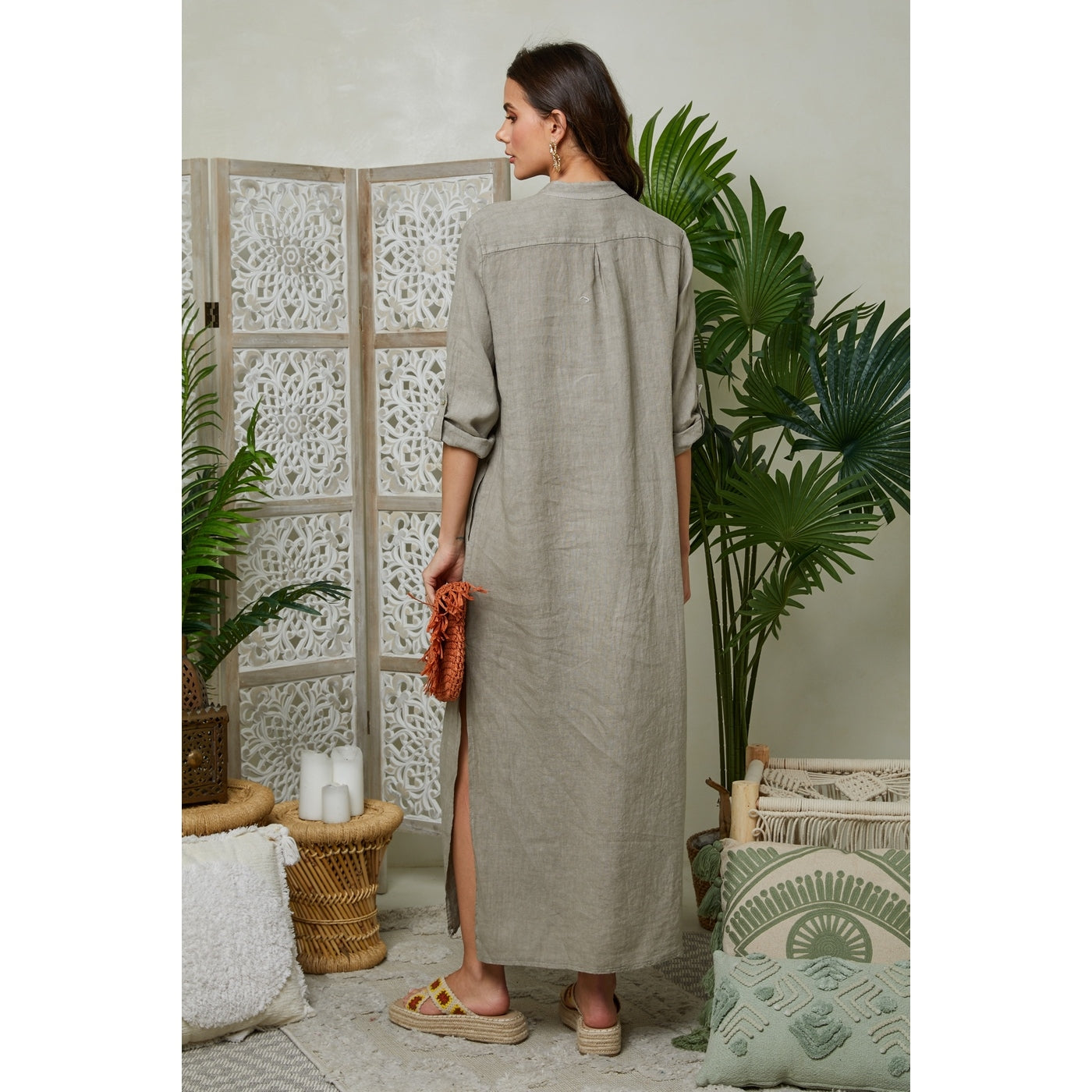 Dress - Taupe - Women