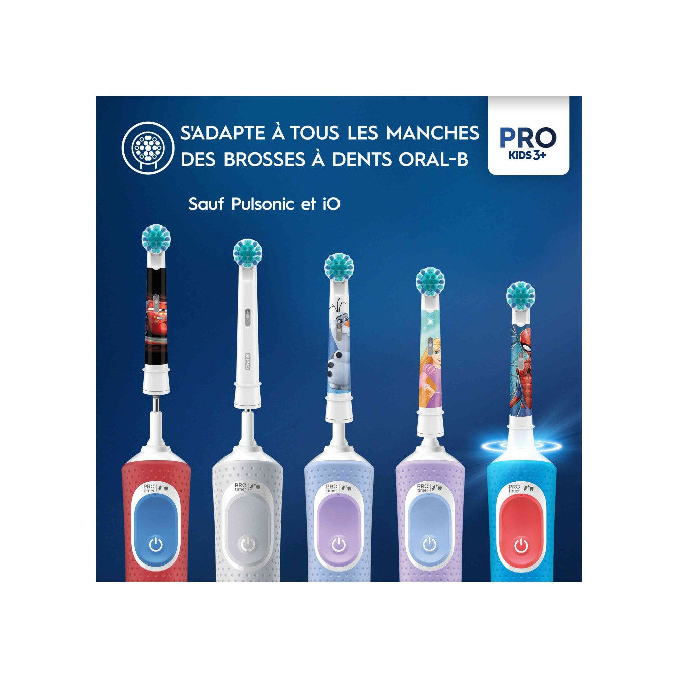 Oral-B Pro Kids Brushes Spiderman - 3 Brushes