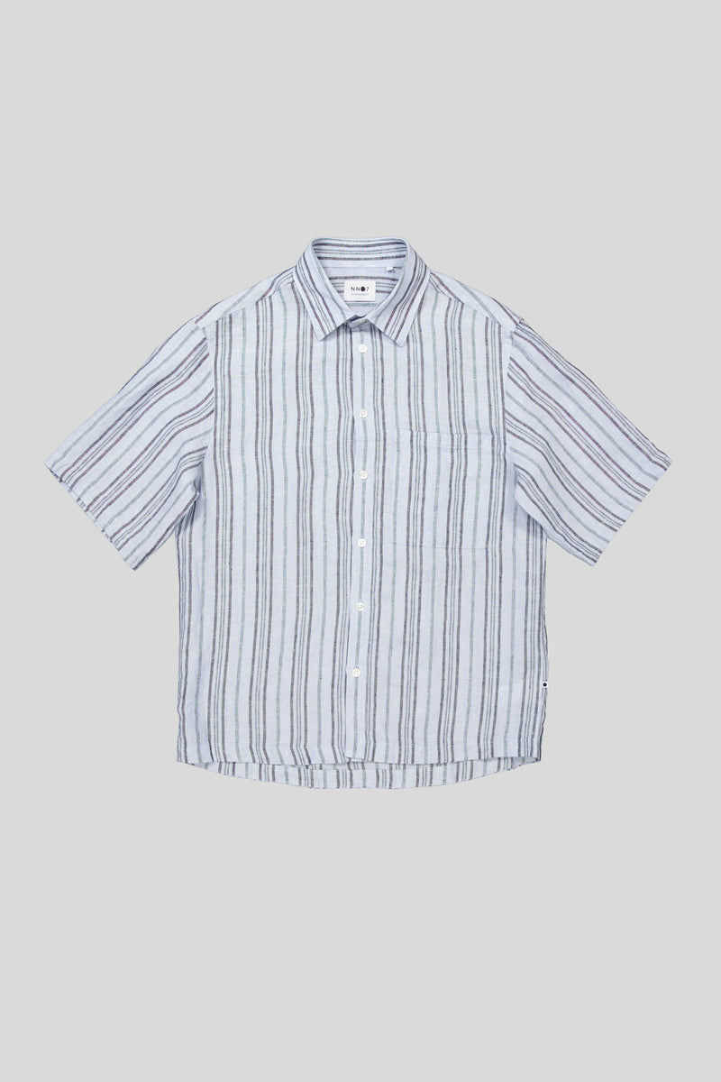 T-Shirt Hans Ss - Navy Stripe