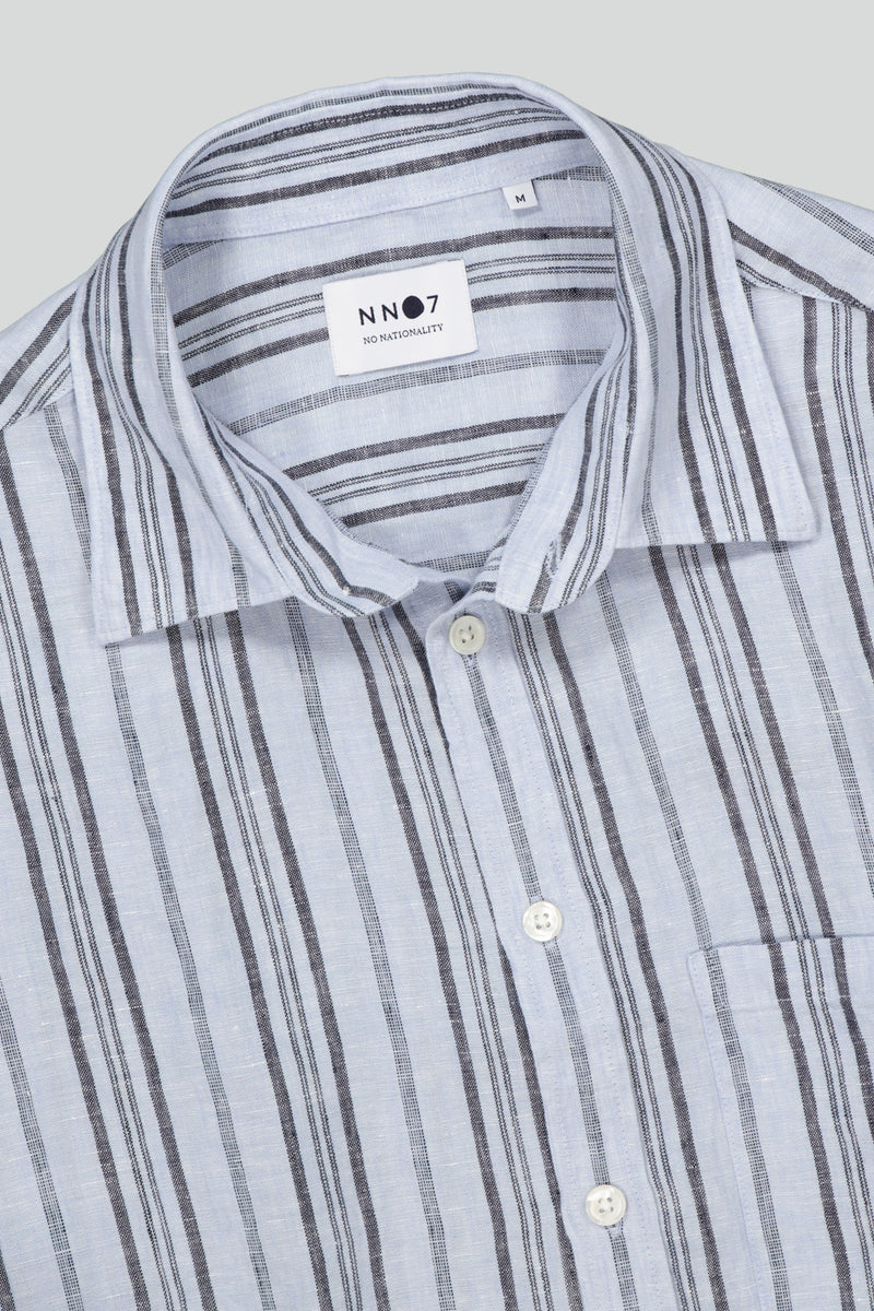 T-Shirt Hans Ss - Navy Stripe