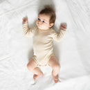 Minimalisma - Tesje Wool And Silk Bodysuit Natural