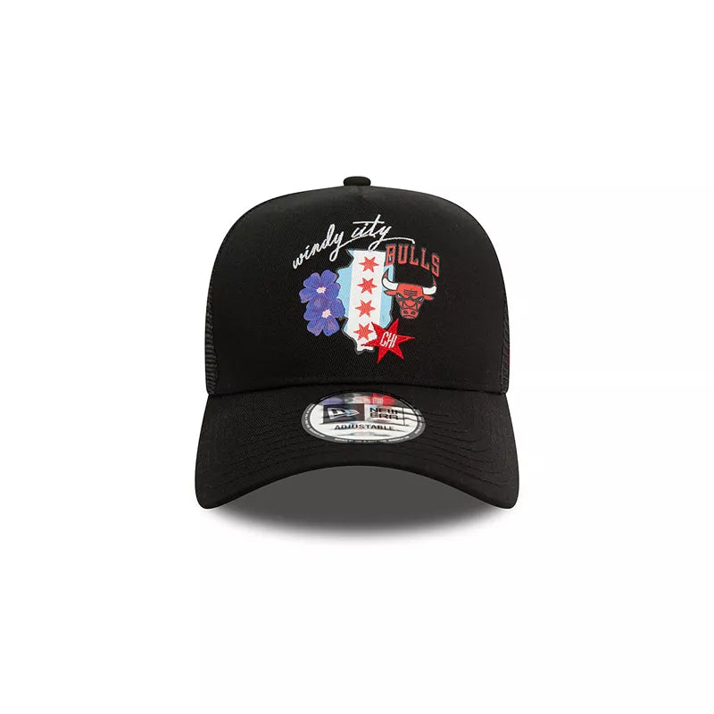 Casquette New Era Trucker Chicago Bulls Nba Team Logo