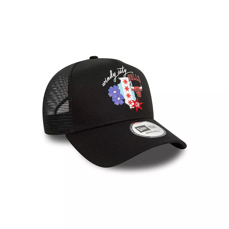 Casquette New Era Trucker Chicago Bulls Nba Team Logo