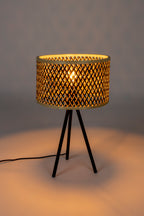 Isla Bambou - Table Lamp - Solid Bamboo - Beige