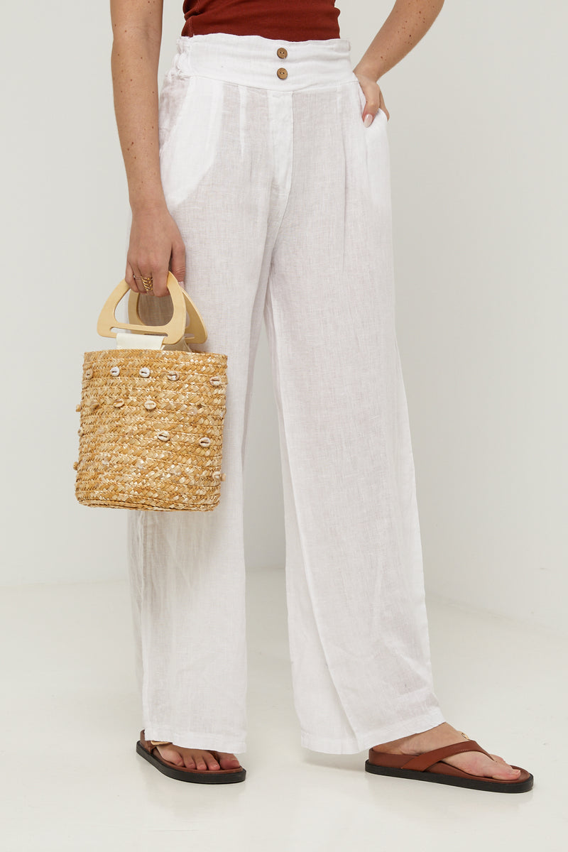 Pantalón - Blanco - Mujer