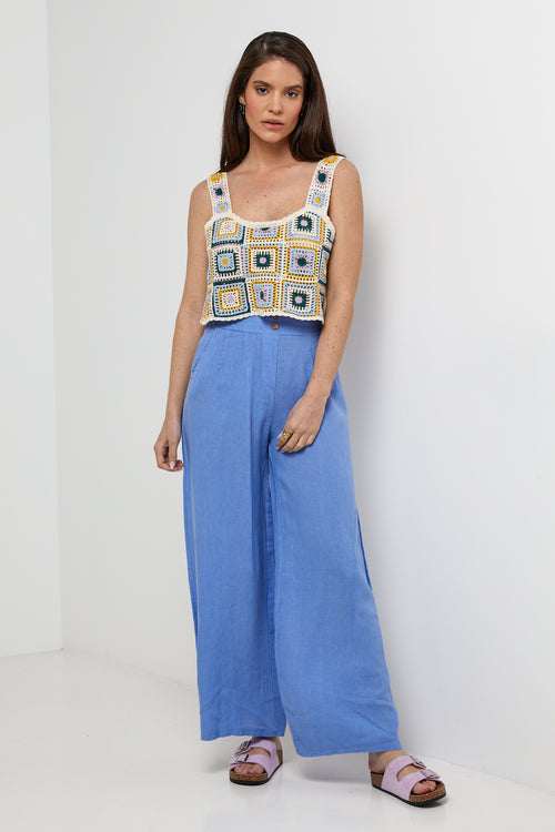 Pantalon - Indigo - Femme