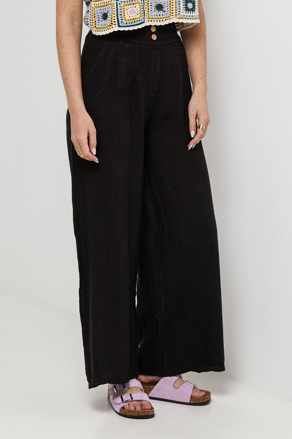 Pantalon - Noir - Femme