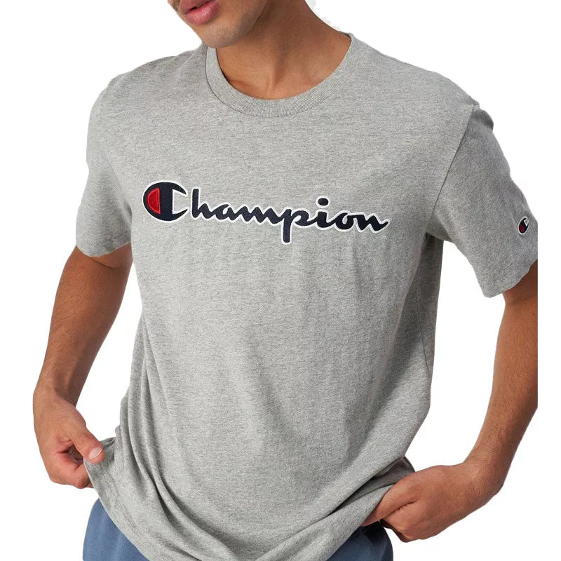 T-Shirt Champion Crewneck - Gris