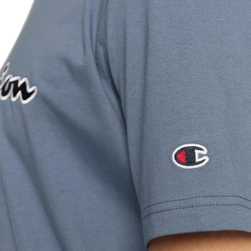 T-Shirt Champion Crewneck - Bleu