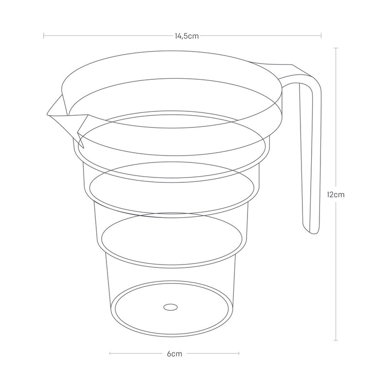 Verre Doseur 500ml - Transparent