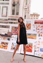 Athénaïs Black Dress