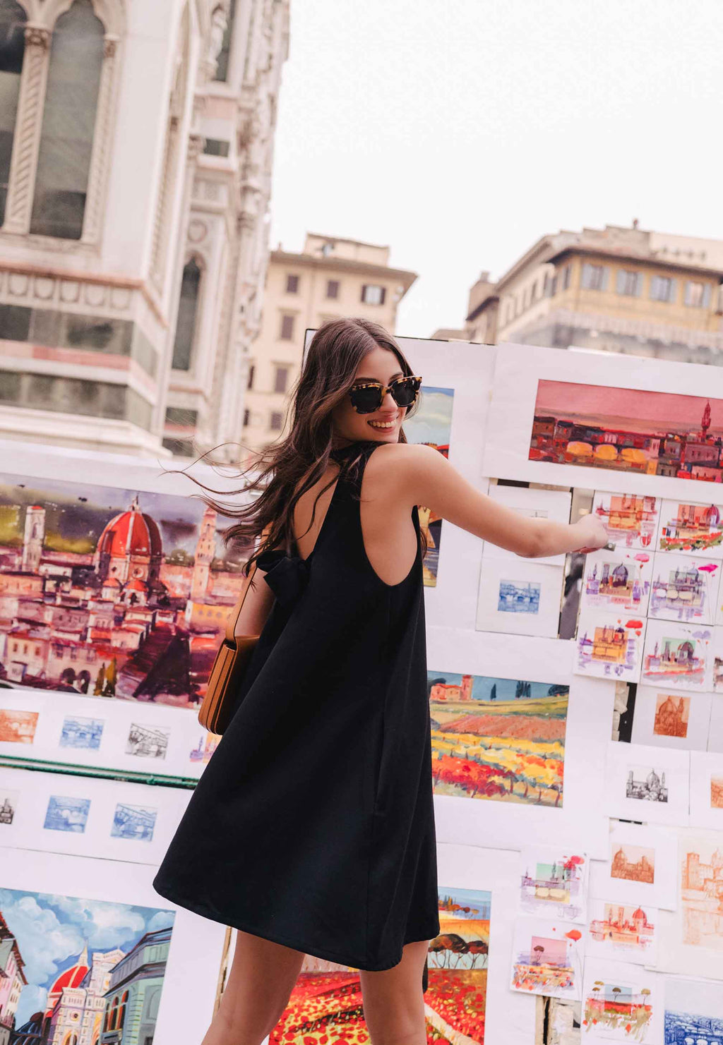 Athénaïs Black Dress