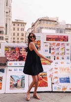 Athénaïs Black Dress