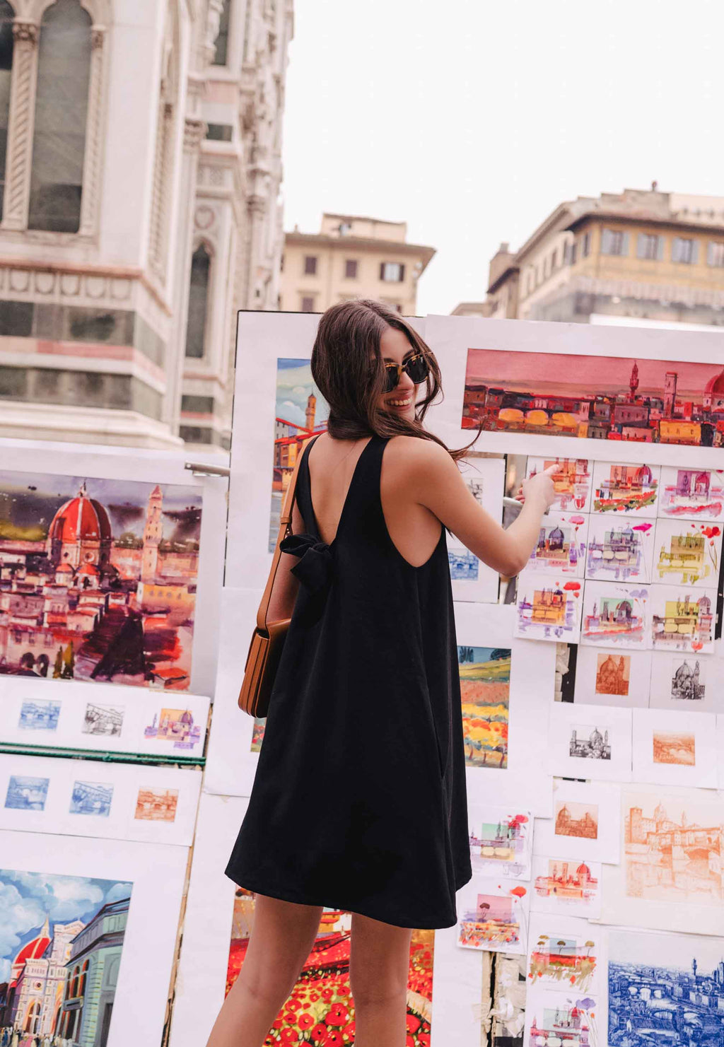 Athénaïs Black Dress